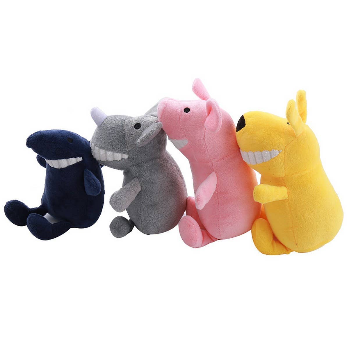 PAWPAWwholesale - Wholesale Pet Plush Toy - Dog - Smile Big Teeth Chew Toy, Squeaky Fun for Pets_CWMM54558