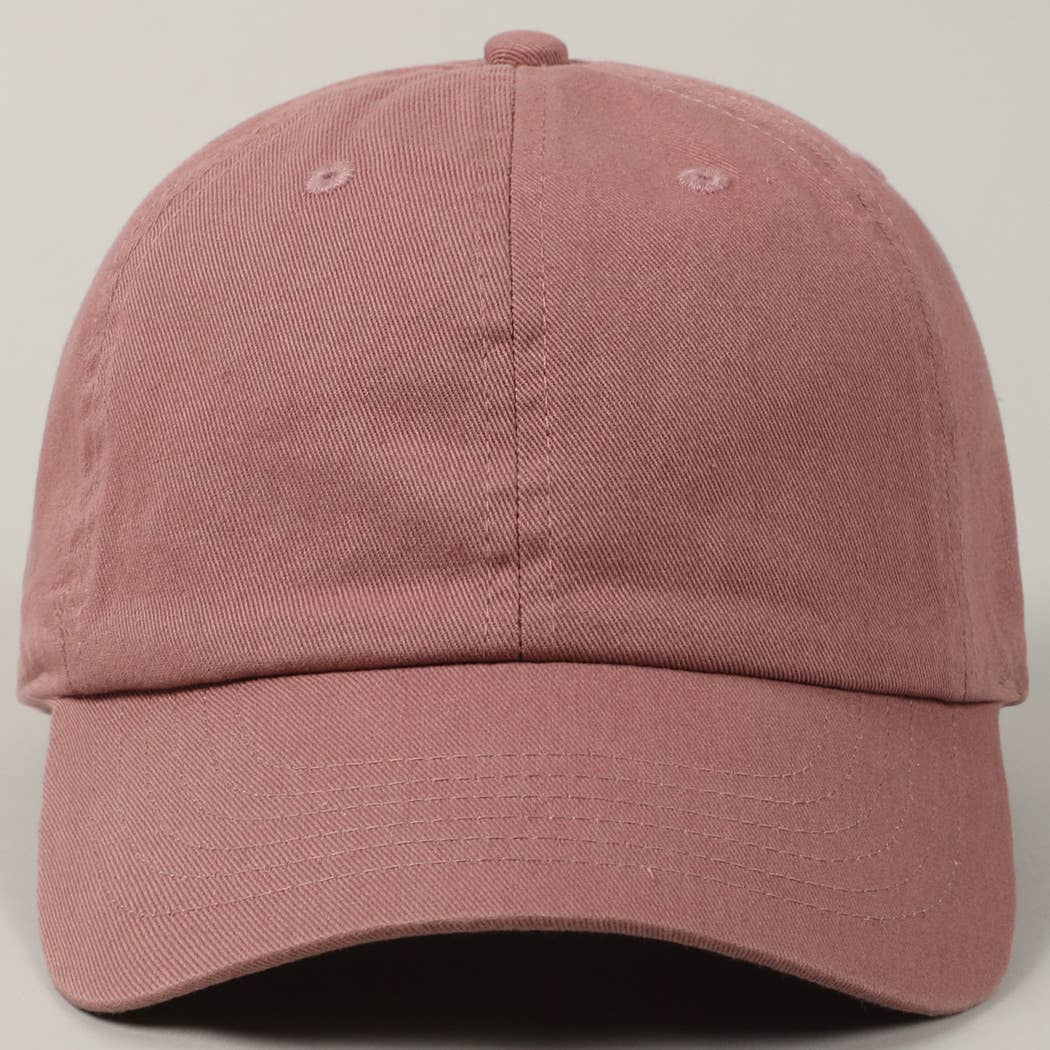 Fashion City - Wholesale Baseball Cap - Unisex - Stone Washed Cotton Solid Color Baseball Cap6