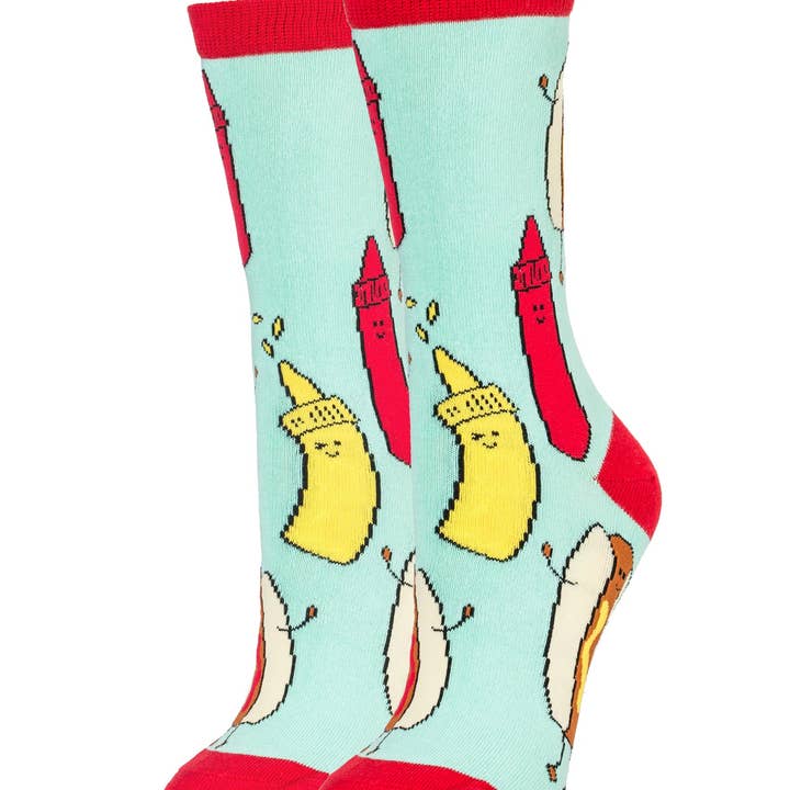 What A Dog | Women's Cotton Crew Funny Socks for wholesale by Oooh Yeah/Sock It Up/Oooh Geez Slippers