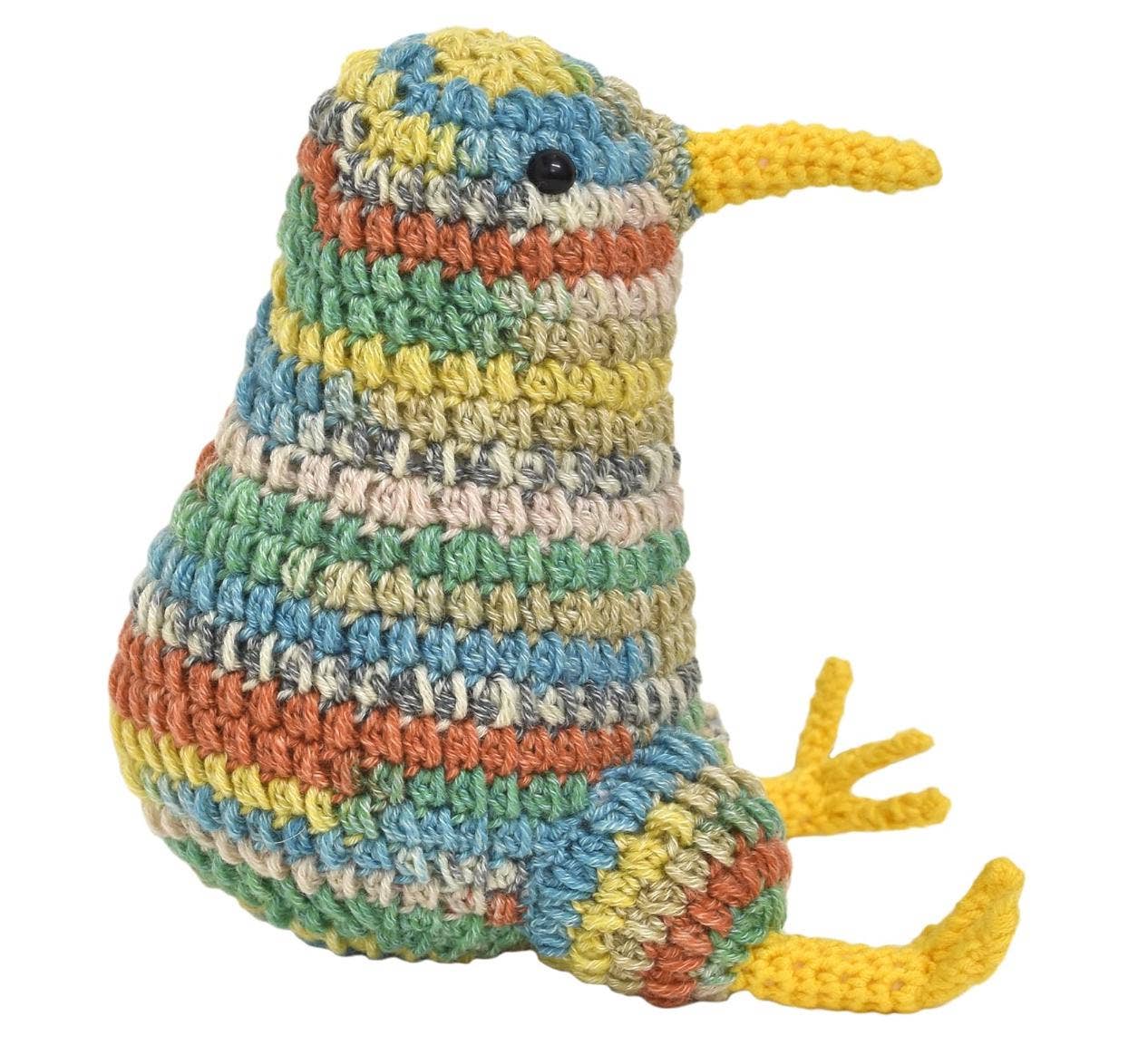 「FUNJI」In Japan – wholesale DIY craft kit – Kiwi Bird Amigurumi Crochet DIY Plush Toy Kit1