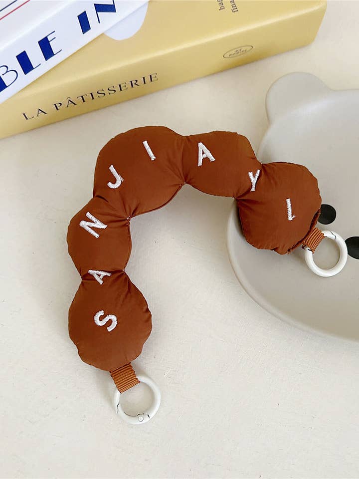 Padded Alphabet Handbag Lanyard for wholesale by StyleGalX