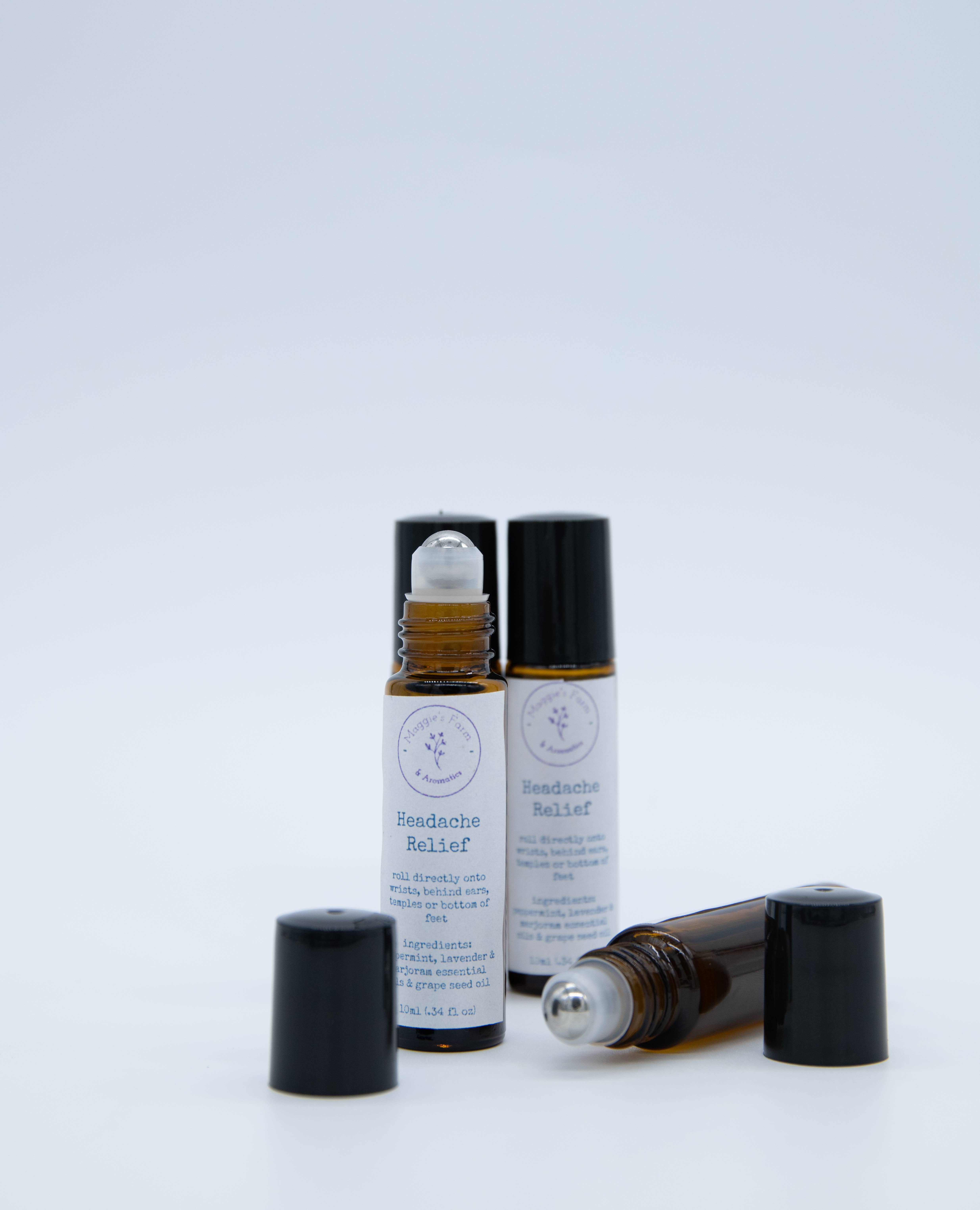 Maggie's Farm & Aromatics - Wholesale Essential Oil Roll-On - Headache Relief Essential Oil Roller