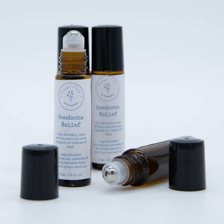 Maggie's Farm & Aromatics - Wholesale Essential Oil Roll-On - Headache Relief Essential Oil Roller0