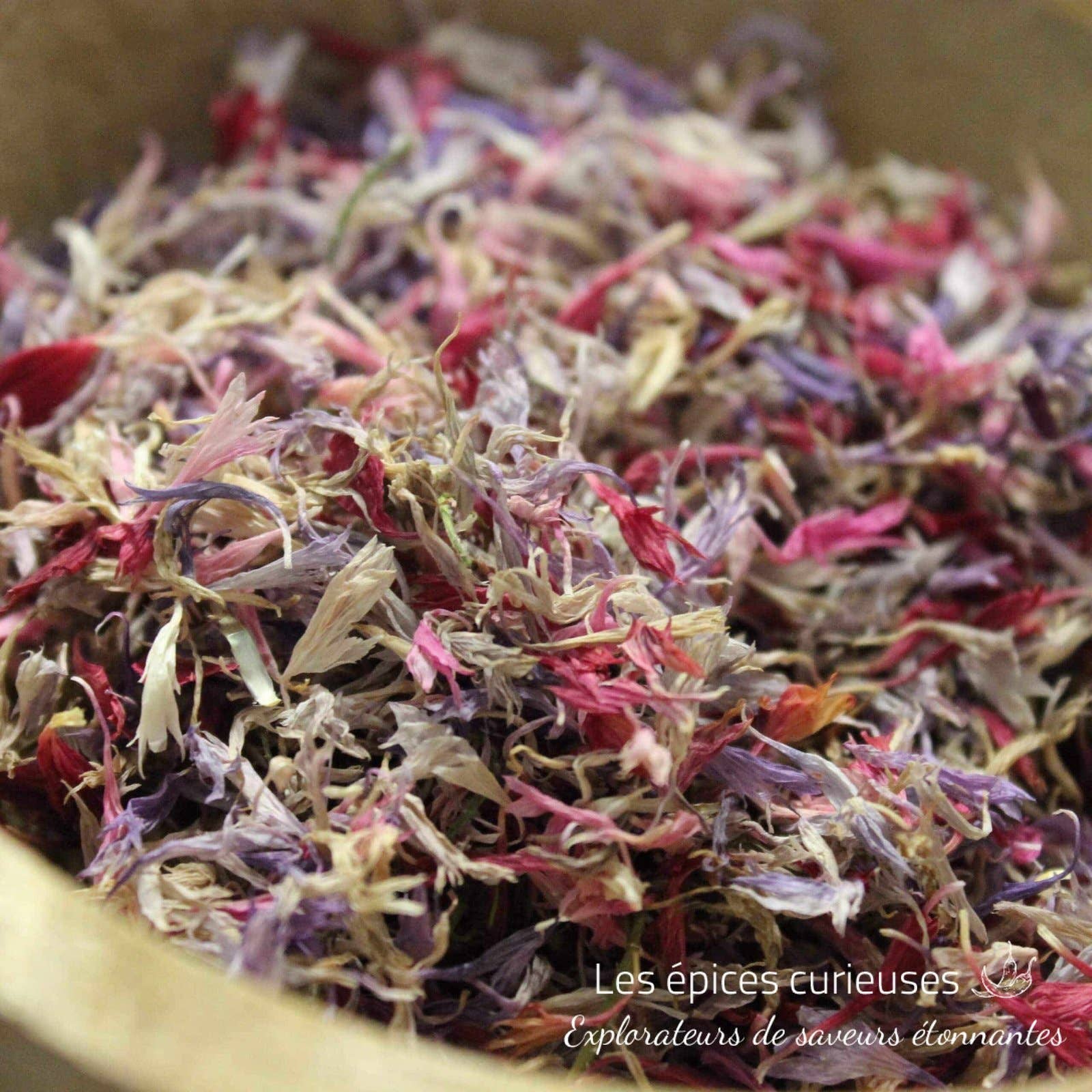 Les Epices Curieuses - Vendita all'ingrosso Mix di spezie secche - Harmony – Fiori commestibili3