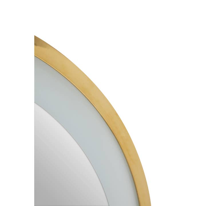Fifty Five South – wholesale Wall mirror – Avelino Illuminated Gold Round Mirror3