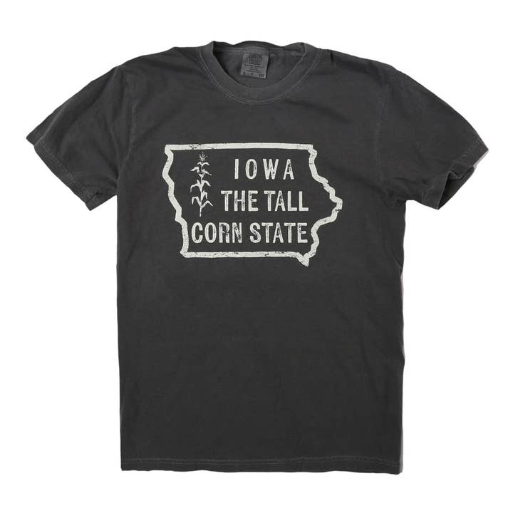 Iowa The Tall Corn State T-Shirt for wholesale by Bozz Prints
