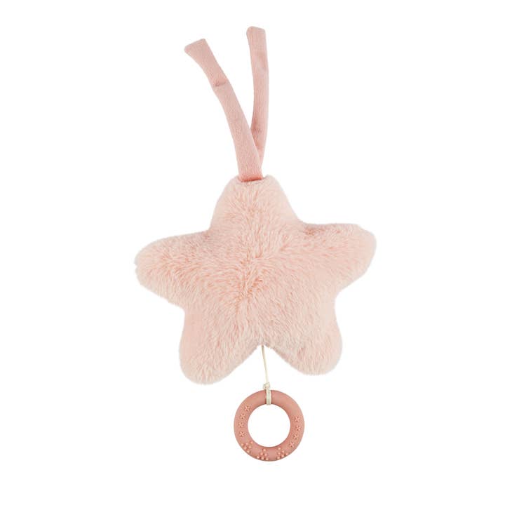 FanFan Music Cuddle Star – 25 cm – Soft Plush Toy with Music – Pink voor wholesale door Nattou