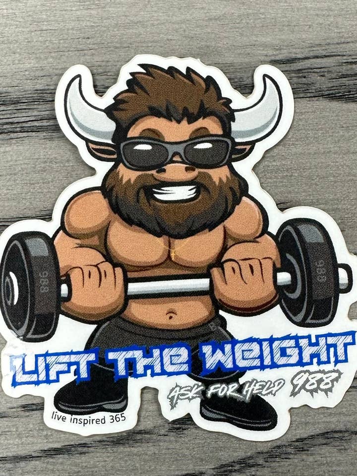 Lift the Weight | Sticker for wholesale by Live Inspired 365