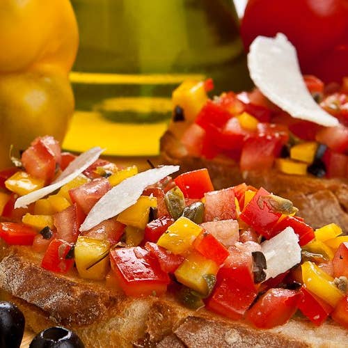 Emporio Sicilia - Wholesale Pickled Vegetables - Bruschetta With Sicilian Peppers - Alicos1