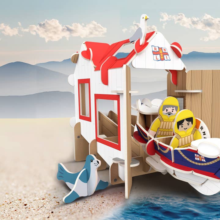 PlayPress Toys Ltd - Wholesale Toy Set - Kids - RNLI Lifeboat House Playset