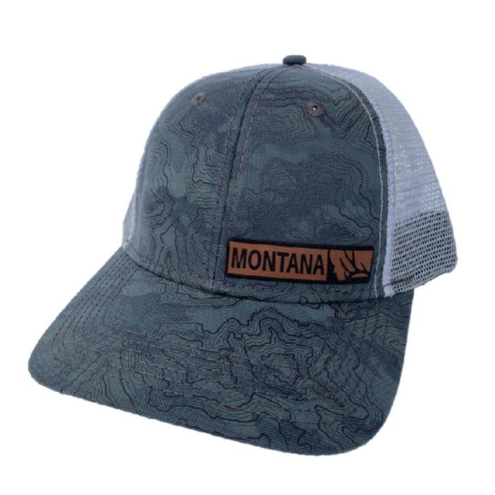 Topo Montana Trucker - Elk - Montana Hat - Emerald for wholesale by Hunt Montana