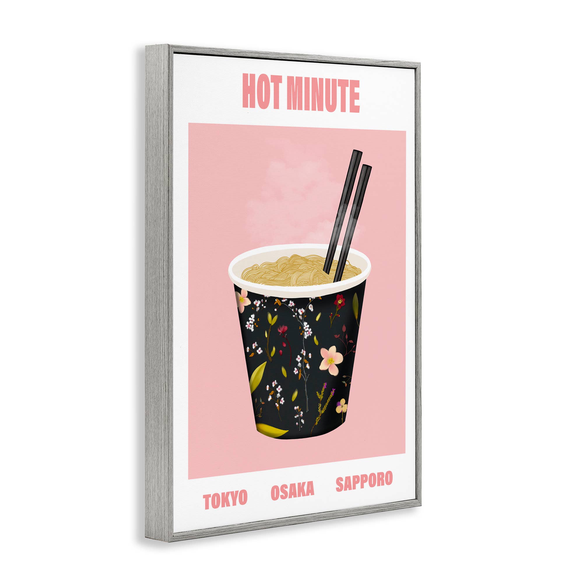 Stupell Industries - Wholesale Wall Sign - Hot Minute Cup of Noodles - Framed Wall Art14