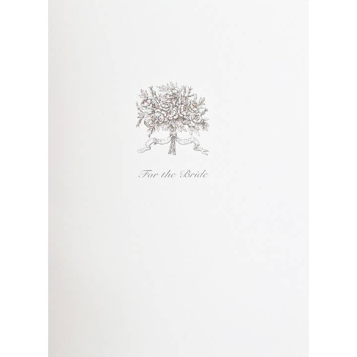 For the Bride Bouquet Card for wholesale by lumia designs