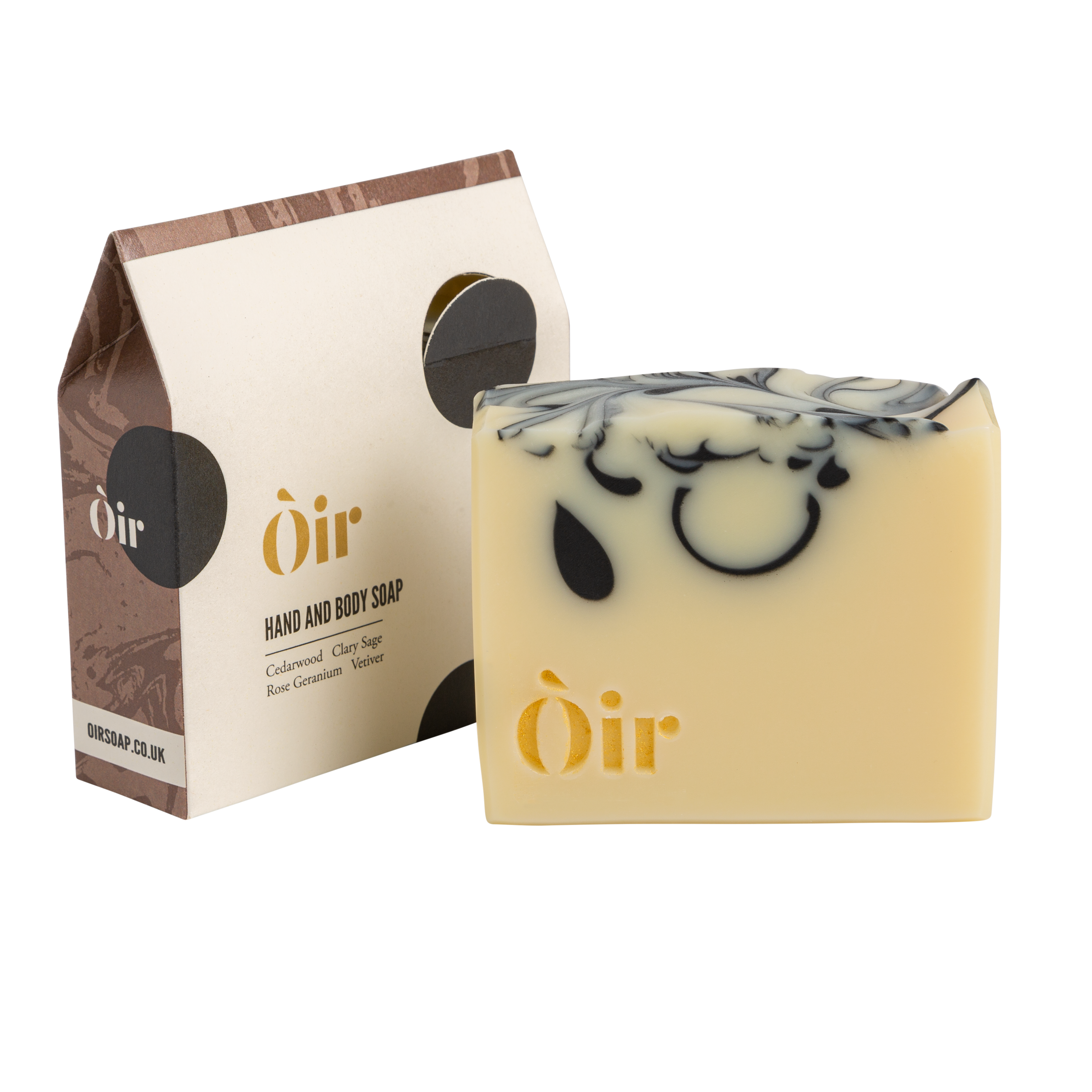 Oir Soap Ltd - Venta al por mayor Pastilla de jabón - Jabón de madera de cedro, salvia esclarea, geranio rosa, vetiver6