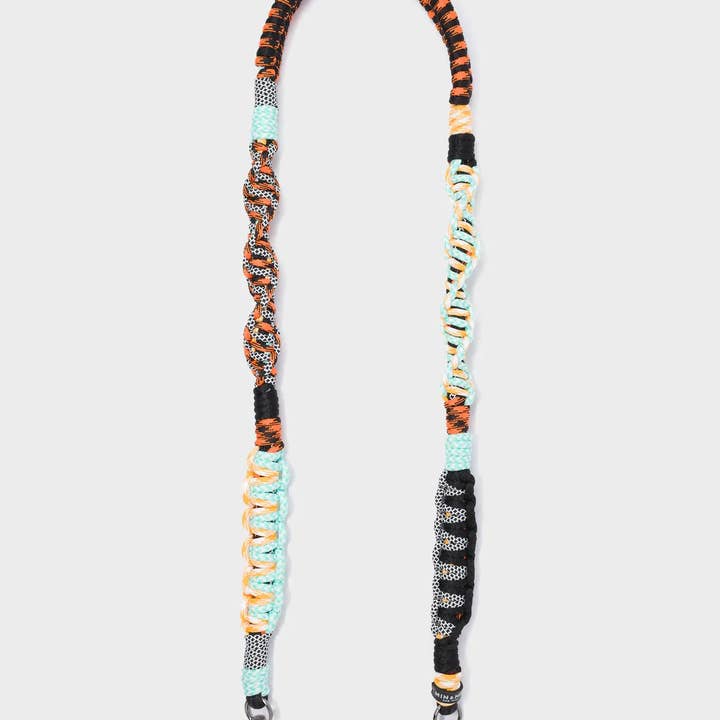 Min & Mon - Wholesale Bag Strap - Women's - Detachable Shoulder Strap - Yellow, Orange and Black Handwoven Paracord