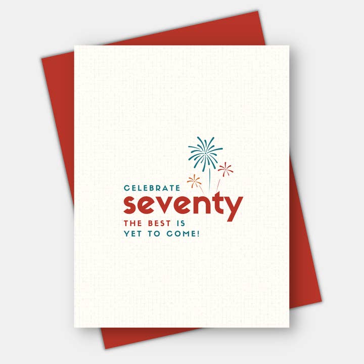 Age-Friendly Vibes - Wholesale Birthday Card - 50th, 60th, or 70th milestone birthday card, Celebrate3