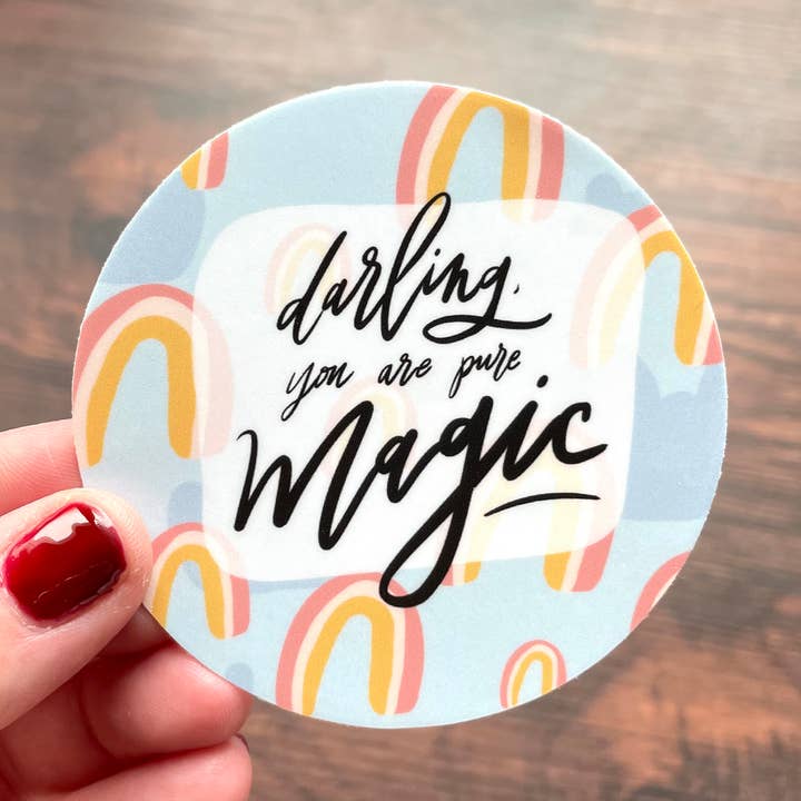 Regenbogen Magic Darling Aufkleber für den Großhandel von The Creative Ink