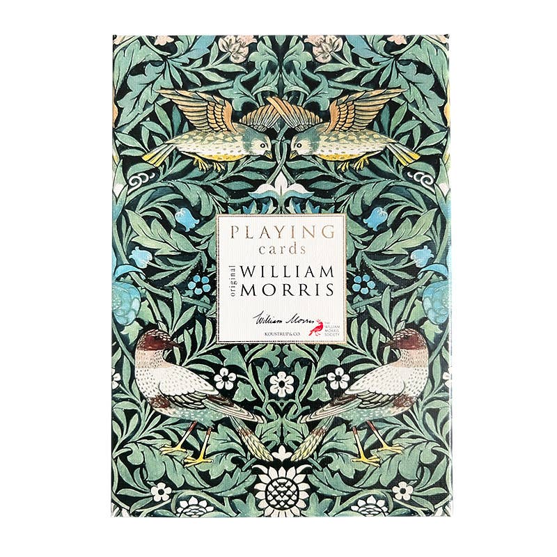 Koustrupco - Wholesale Playing Cards - BRIDGE CARDS/ PLAYING CARDS- William Morris Bird - 2 Pack6
