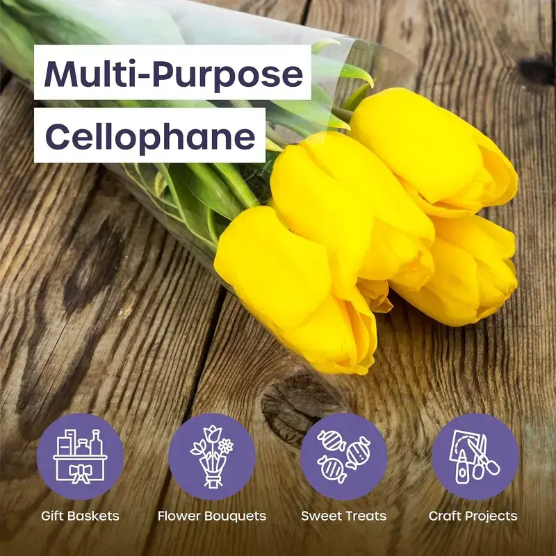 Jara Trading - Wholesale Cellophane Bag - Cellophane Wrap for Gift Wrapping9