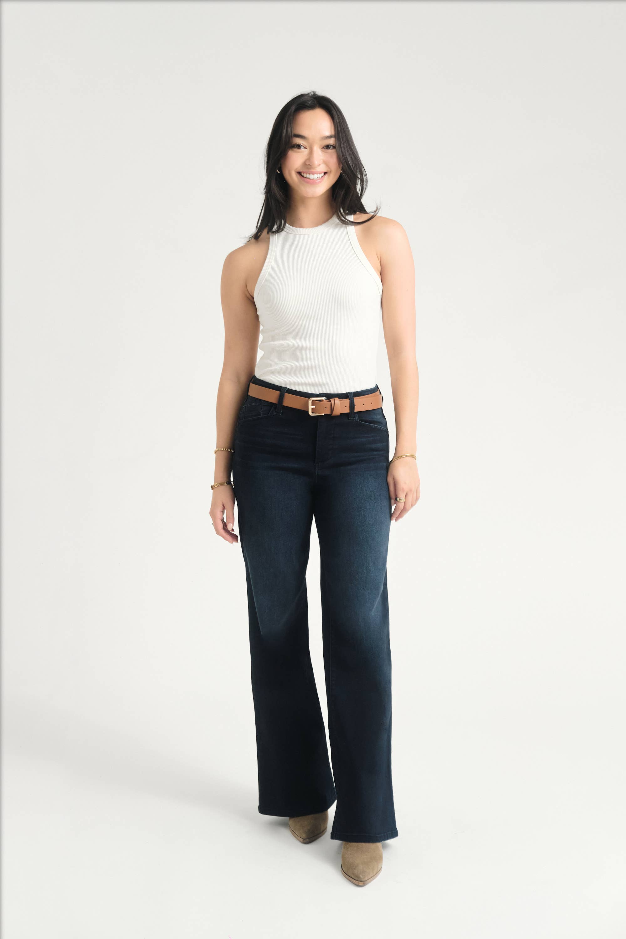 1822 Denim - Wholesale Jeans - Women's - 32" Better Butter Wide Leg Jean in Yanique7