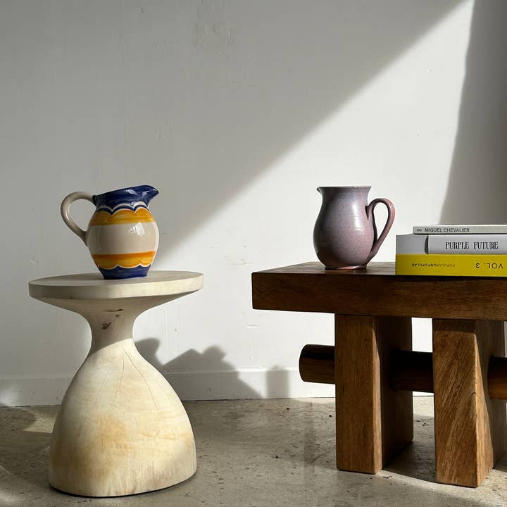 Office Objets - Wholesale Bench - Solid wood bench with openwork base crossed by a cylinder - Mango wood21