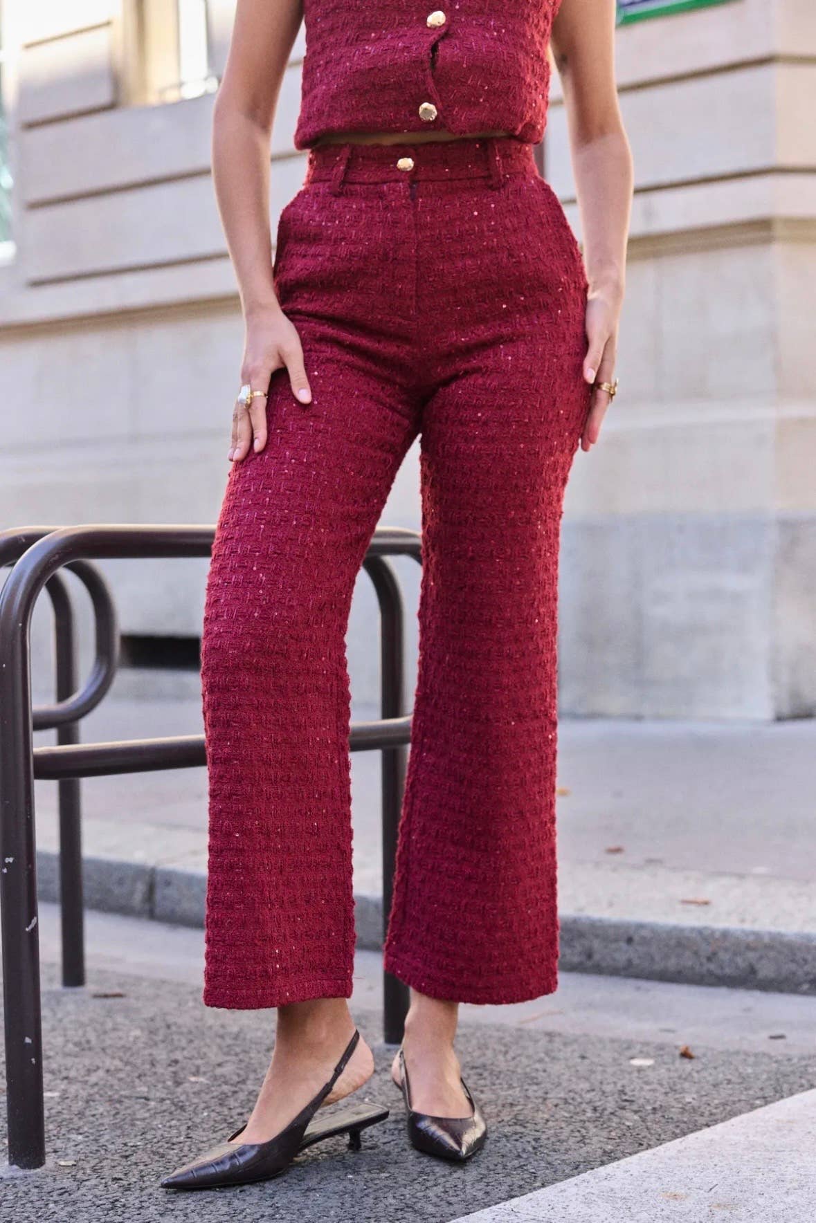 Frime - Venta al por mayor Pantalones - Mujer - Pantalón de tweed - 32360