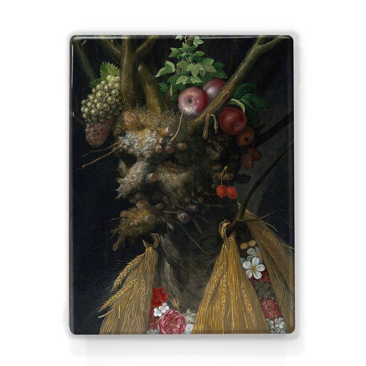 Laqueprint - Wholesale Art Print - Laque print - Four seasons - Giuseppe Arcimboldo - 19.5 x 26 cm - LP1860