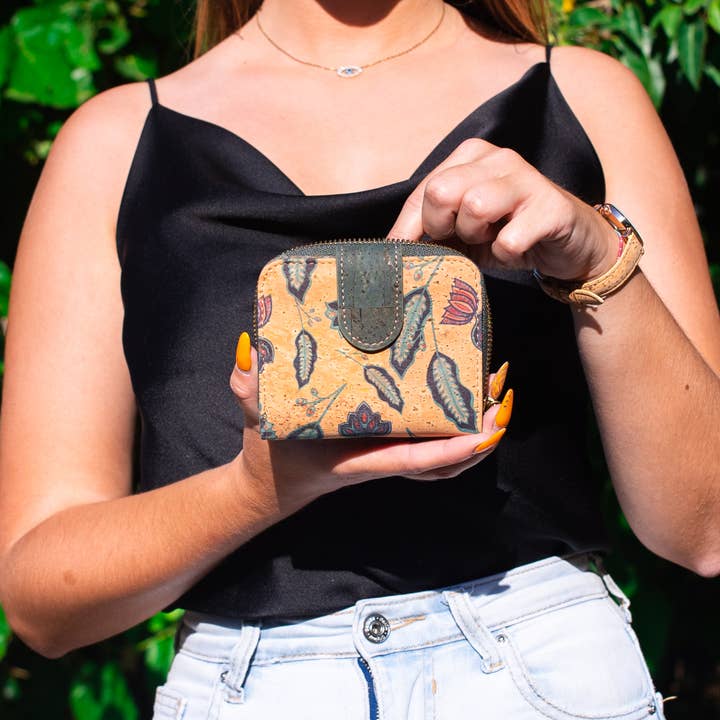 Meninas Bonitas Cork - Wholesale Wallet - Women's - Pattern cork card wallet Cork Wallet BAG-2087