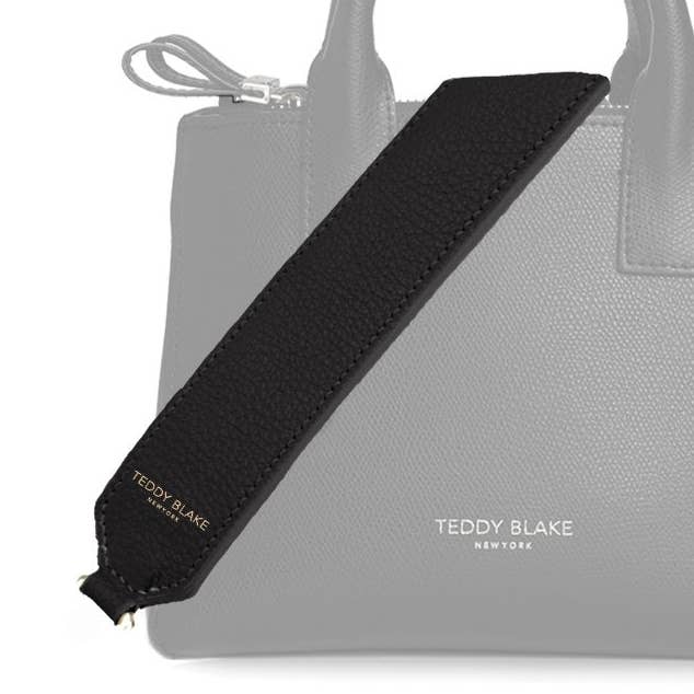 Stampatto Leather Wide Strap - Black for wholesale by Teddy Blake