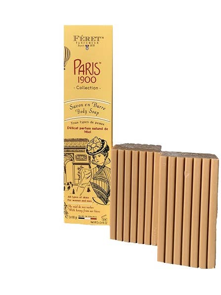 *ACHETEZ 1 OBTENEZ 1 À 50% DE RÉDUCTION* Savon de beauté - 2*3,52oz barres de savon pour la vente par Feret Parfumeur - Distributed by Scents of Europe