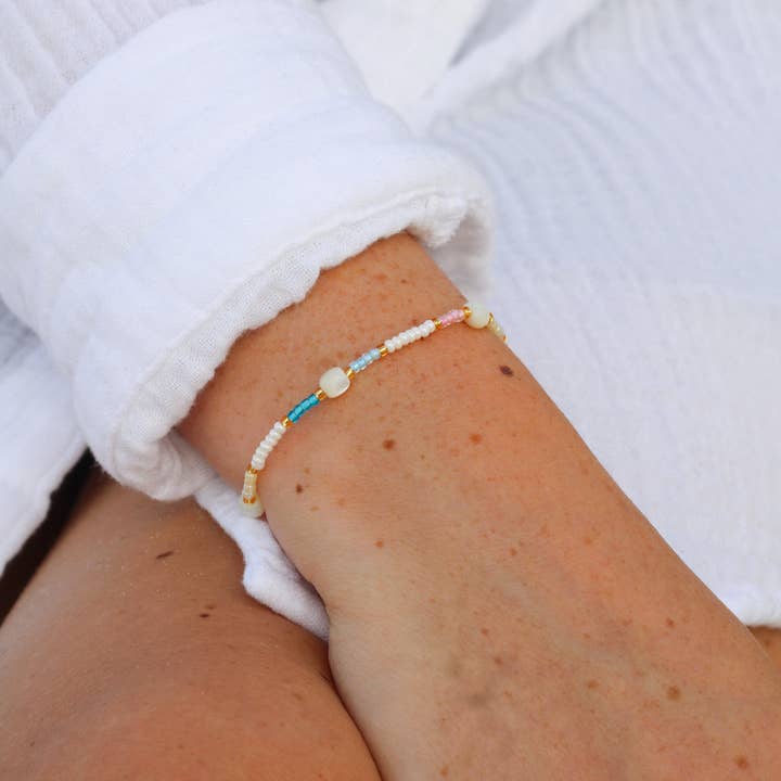 Pineapple Island - Wholesale Beaded bracelet - Golden Hour Colourful Beaded Bracelets1