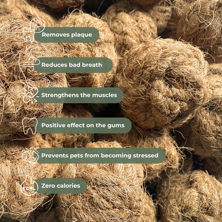 Jacky's Place - Wholesale Pet toy – Dog - Coconut husk ball2