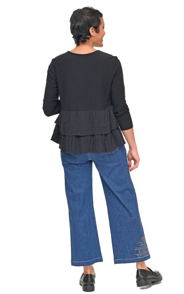 Tulip Clothing - Wholesale Cardigan - Dames - CS118 Cherub Vest in Zwart*2