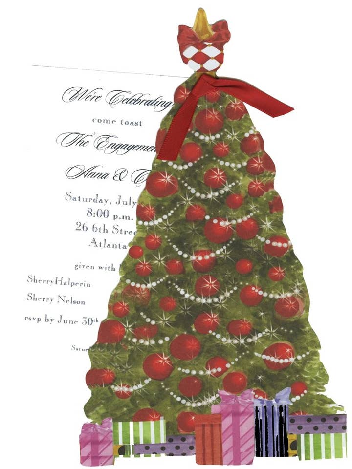 Invitations (Die Cut Invitations - HW731) for wholesale by Stevie Streck Designs