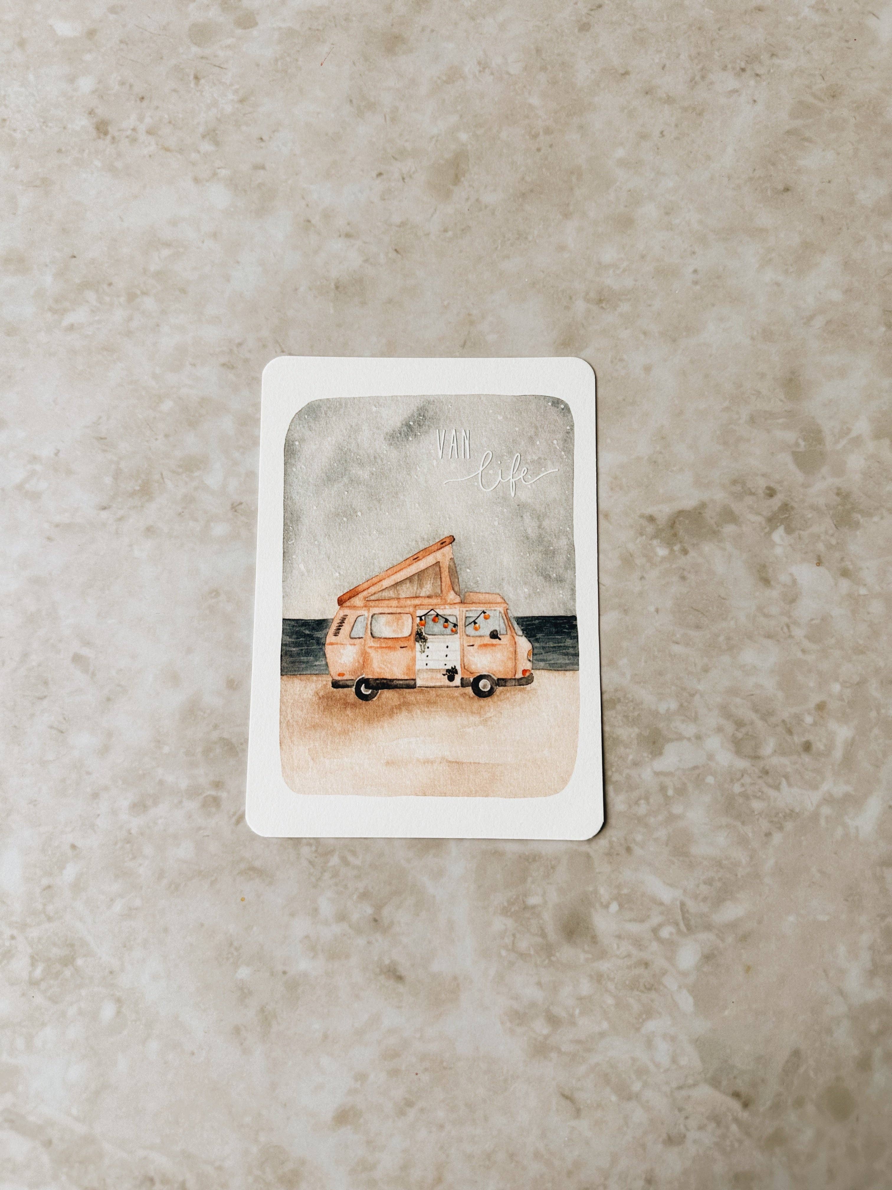 Linda Mundo - Wholesale Postcard - Van Life postcard4