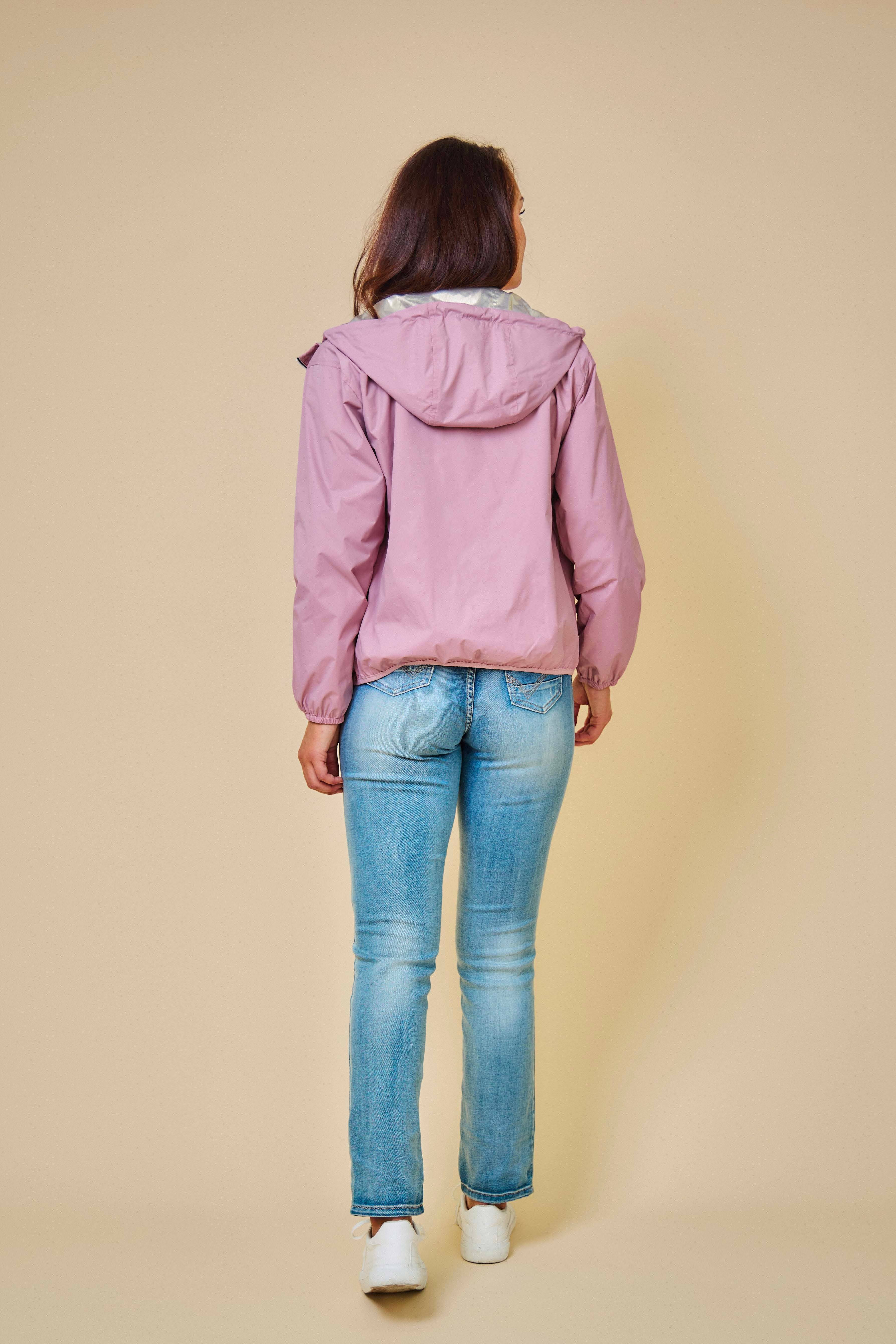 Escandelle Paris - Wholesale Parka - Women's - Short Reversible Waterproof Solid Parka10