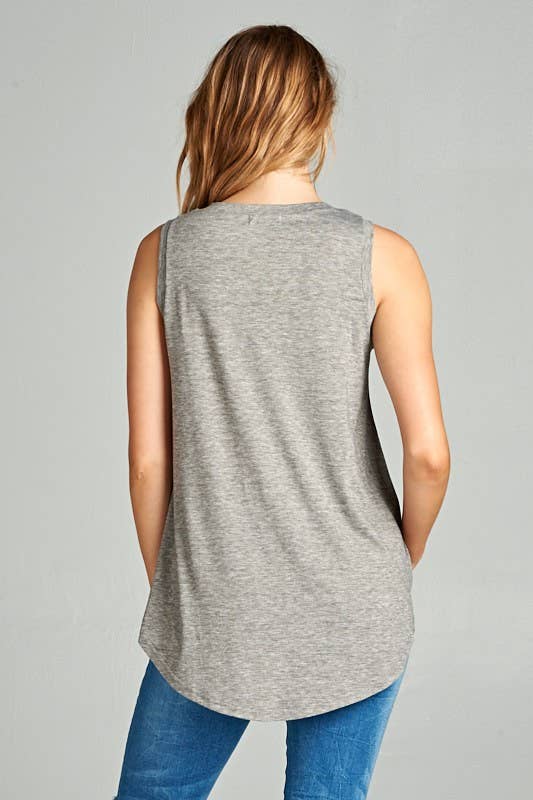 LA Soul - Wholesale Tank Top - Women's - 4th Of July American Flag Print Flowy Tank tops2