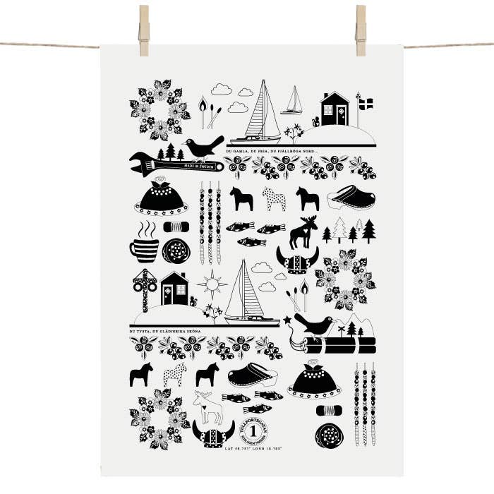 Anneko Design Sweden - Wholesale Tea Towel - Kitchen Towel - Made in Sweden!