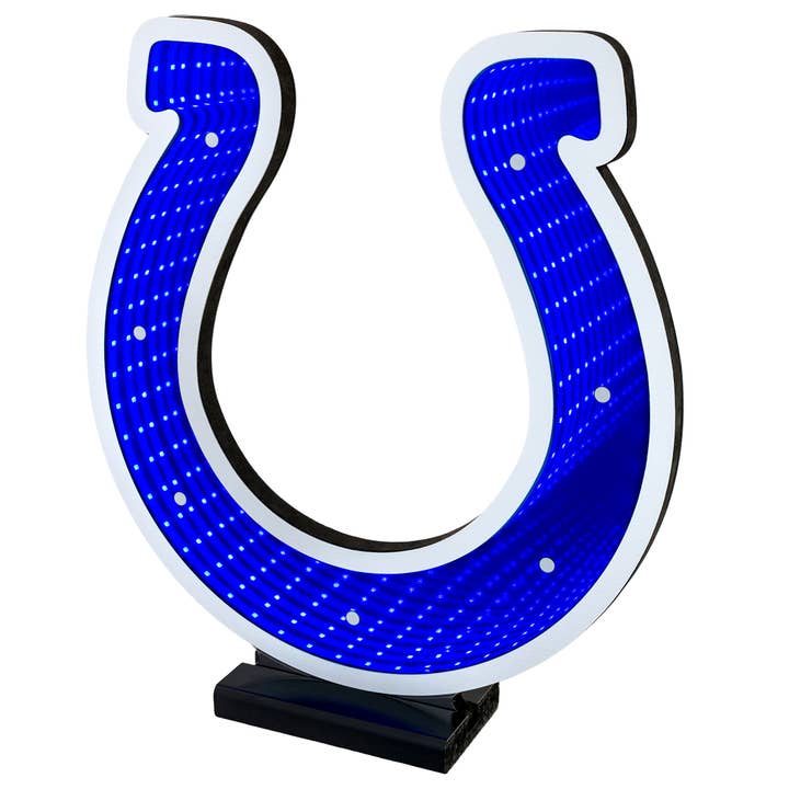 Sporticulture - Wholesale Desk/Tabletop Sign - NFL INDIANAPOLIS COLTS LED INFINITY LOGO LIGHT