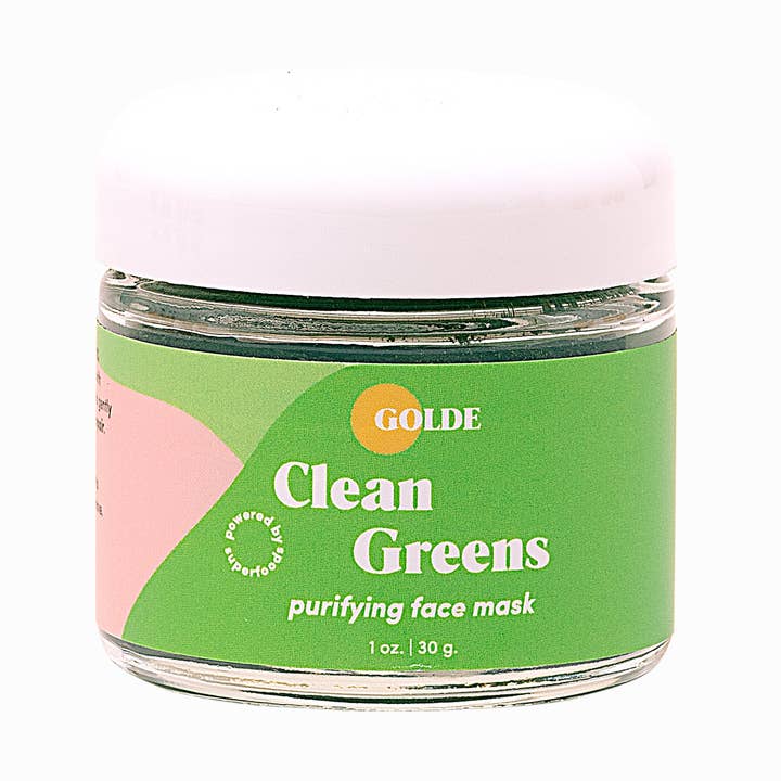 Clean Greens Face Mask for wholesale by Golde