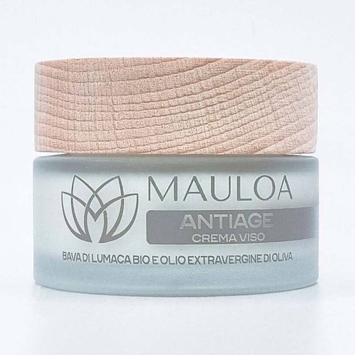 ANTIAGE - Ansigtscreme BIO snegl slim og ekstra olivenolie for engroshandel hos Mauloa Natural Skin