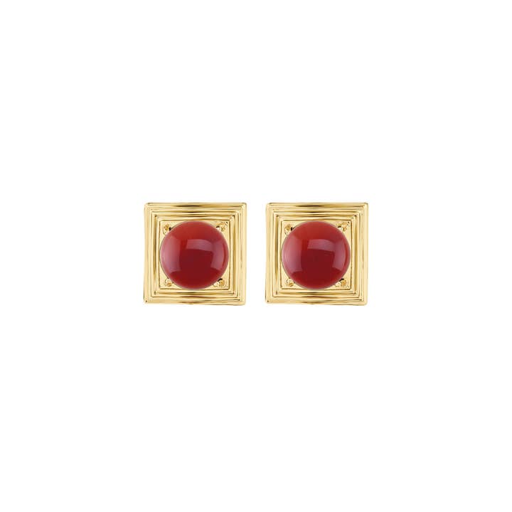 Ninon - Wholesale Stud/Post Earrings - Lampi Kare Küpe9