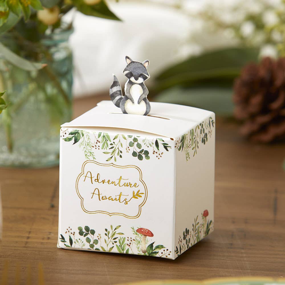 Kate Aspen – Engroshandel Gæstegavepose/æske – Woodland Baby Favor Box (Sæt af 24)4