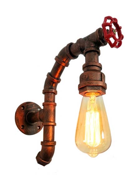 Lampe murale Kamaria Ohno Woonaccessoires, cuivre, rouge pour la vente par Ohno