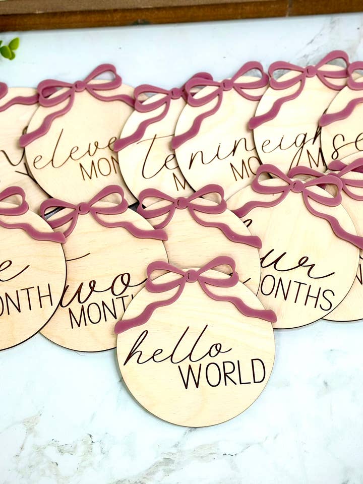 Rosett Milstolpar för wholesale av Runnin Wild Designs