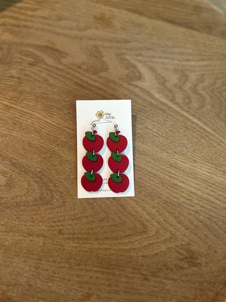 Apple Trio Øreringe for engroshandel hos Siesta Wholesale
