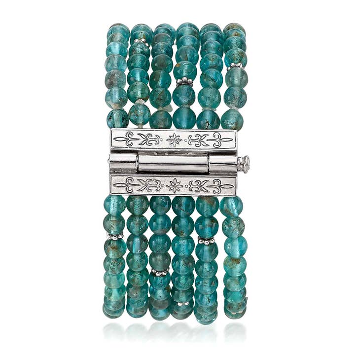 Mehrreihiges Apatit-Armband für den Großhandel von Anatoli Jewelry