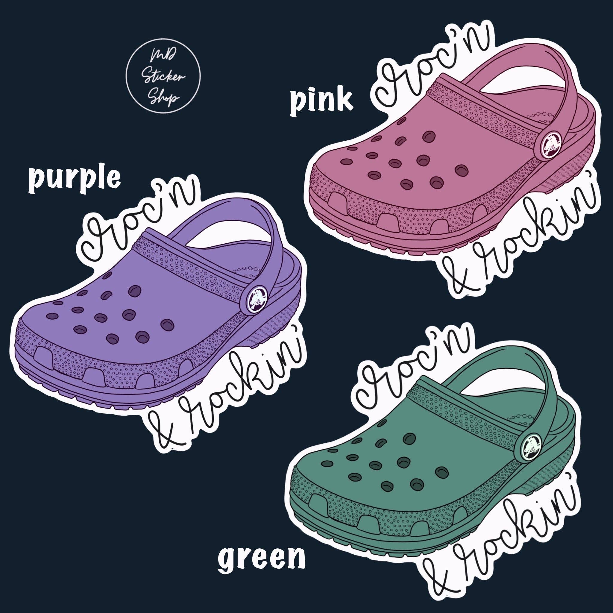 MDStickerShop – wholesale Klistermärke – Croc'n & Rockin' Crocs Vinyl klistermärke1