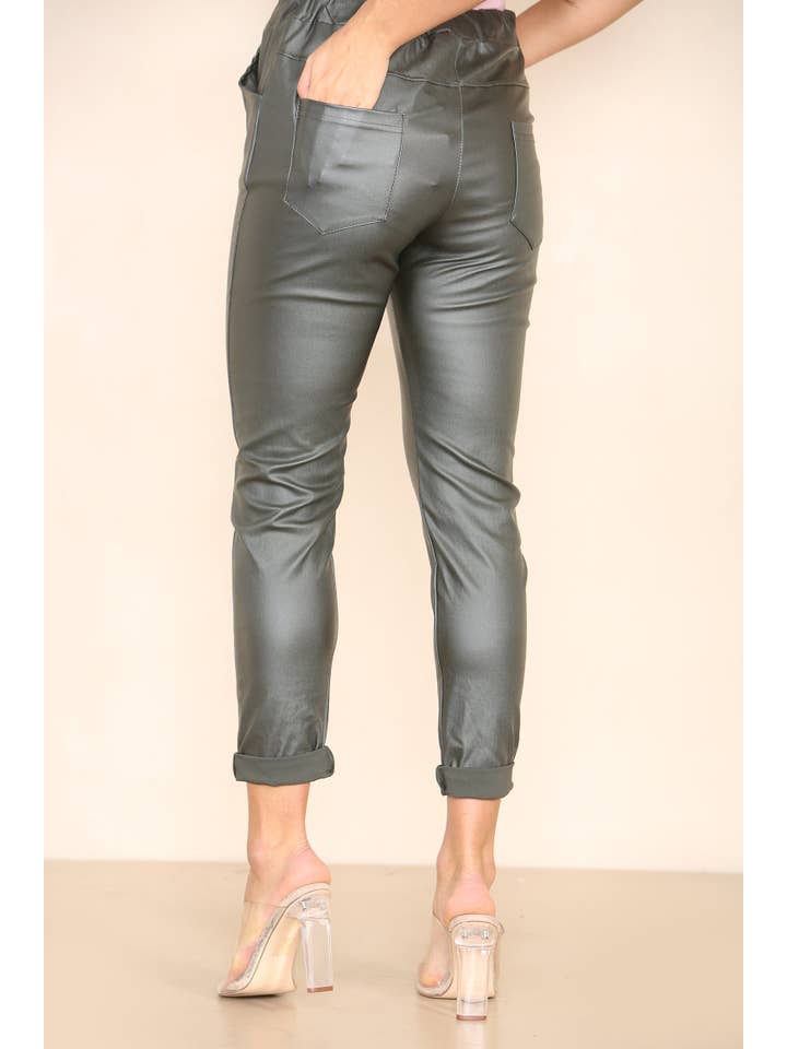 Kurt Muller - Wholesale Pants – Women's - Leather Look PU Magic Trousers21