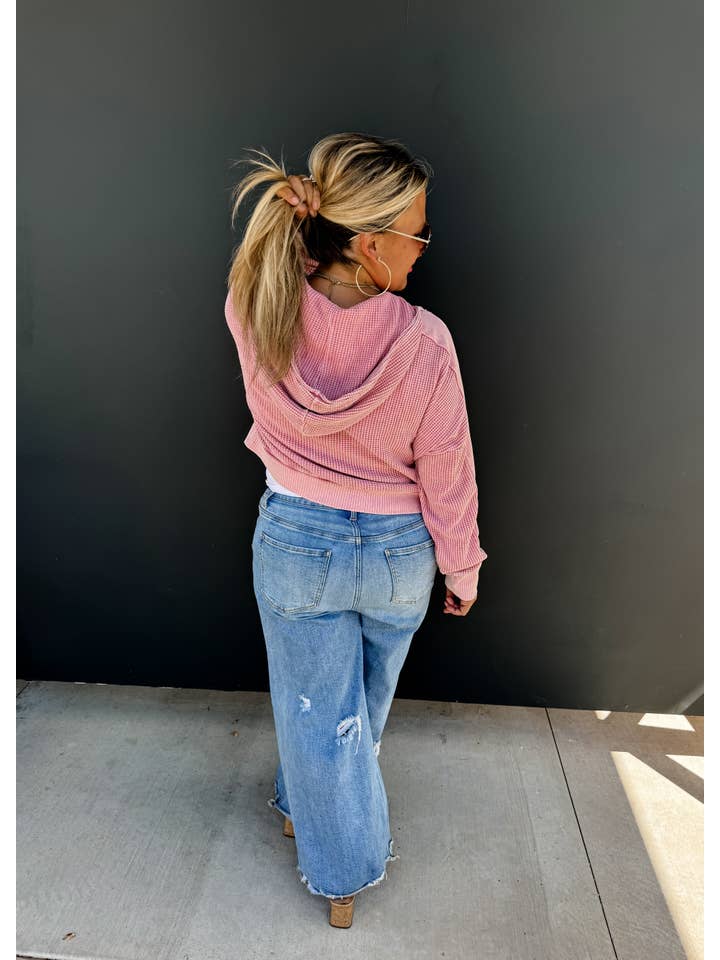 BLAKELEY - Wholesale Hoodie - Women's - MAISIE MINERAL WASH HOODIE JACKET7